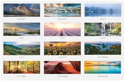 House of Doolittle 2026 Earthscapes Scenic 8" x 17" Three-Month Wall Calendar (3636-26) image 4