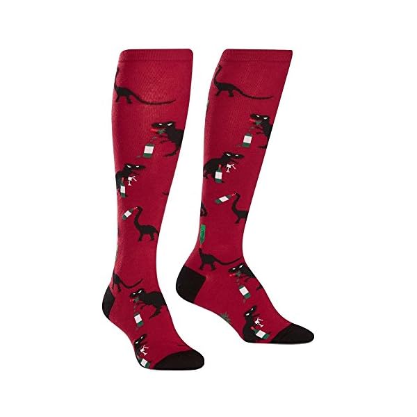 Sock It To Me, Kniehohe Funky Socks: Dinosaurier