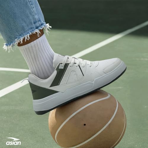 Image of ASIAN Unicorn-12 Men's Stylish Sneakers | Low-Top Casual Shoes with Soft Comfort, Steady Grip Outsole | Walking, Training & Travel Shoes | Trendy Streetwear Look