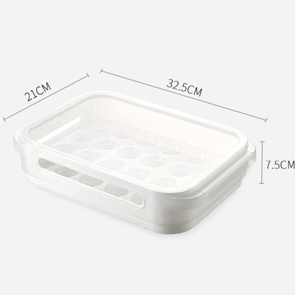 Fresh-keeping Kitchen Tools, 24 Grid Egg Rack, Plastic Household Refrigerator Storage Box, Supplies