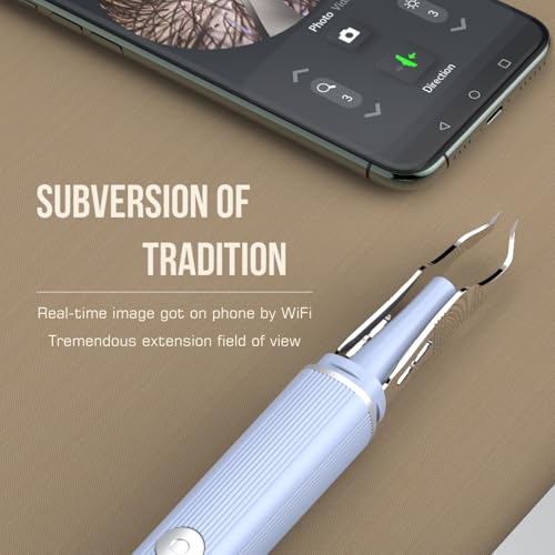 Pinzas de depilación visual WiFi con cámara para cabello blanco y cejas 5