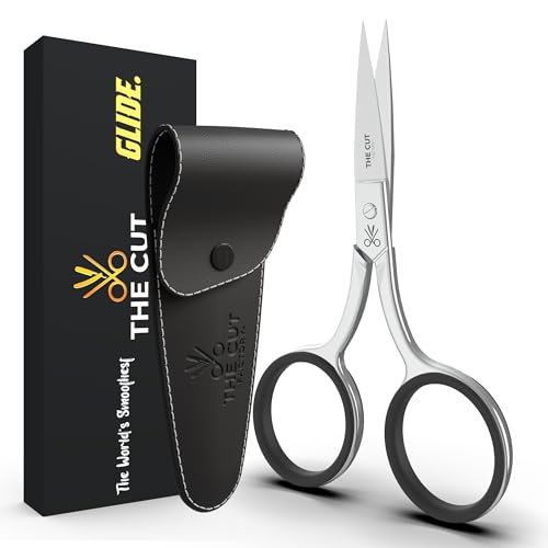 The Cut Factory Precision Facial Hair Scissor Premium Stainless Steel Grooming Tool for Eyebrows Mustache & Beard One Tool All Power No Fillers Just Luxury