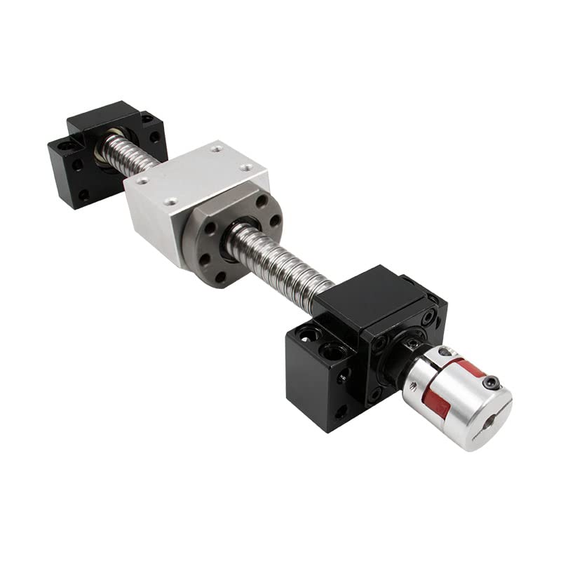 Ball Screw KIT SFU 2505 / SFU 2510 / SFU 3205 / SFU 3210 + BK20 BF20 / BK25 BF25 + DSG25H / DSG32H +Coupling for CNC Router MEIHAOCNC (SFU3205,2200mm)