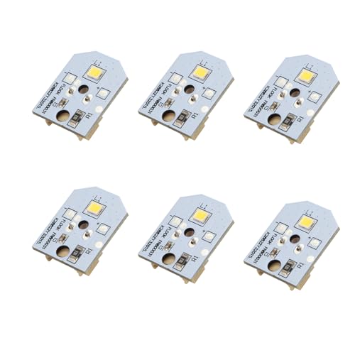 WR55X11132 Refrigerator Light Replacement LED for GE Refrigerator (6 Pcs)