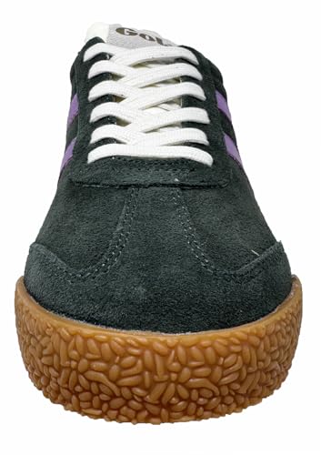 Image of Gola Women's Elan Glitz Suede Sneakers