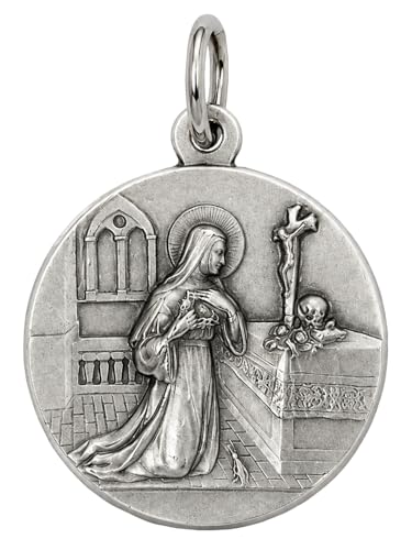 I G J MEDALLA DE SANTA RITA DE CASCIA   PATRONA DE LOS CASOS IMPOSIBLES   100% MADE IN ITALY