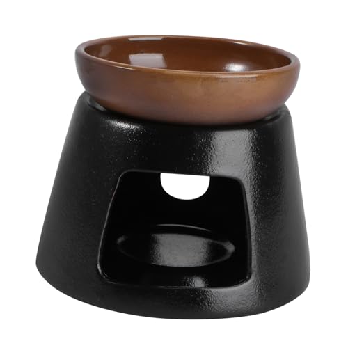 OUNONA Retro Style Tea Warmer Universal Teapot Warmer Ceramic Tea Heating Stove for Office Home