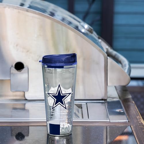 Image of Rico Industries NFL Football Double Wall Classic 16oz Or 20oz Tritan Tumbler W Lid