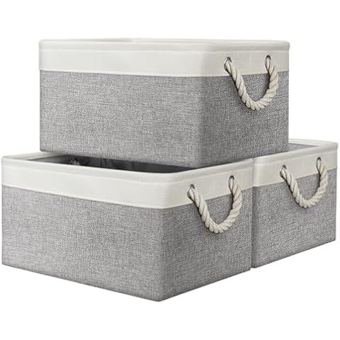 AivaToba Fabric Storage Baskets Set Cover