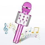 ♪♪ Conexión bidireccional -- conexión bluetooth y conexión de cable de datos USB. Incluyendo dispositivos bluetooth utilizados en teléfonos inteligentes, computadoras portátiles, etc., y la mayoría de las aplicaciones de canto para conectarse. Todo lo que tiene que hacer es conectar su teléfono con un cable o bluetooth y luego abrir la aplicación de voz en su teléfono, disfrutar de un feliz momento de KTV. También hay una función de grabación, puede grabar su voz cantando en cualquier momento.