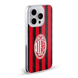 Head Case Designs Licenza Ufficiale AC Milan Home Kit per Stemma 2025/26 Custodia in Gel [Protezione di Grado Militare] Compatibile con Apple iPhone 7/8 / SE 2020 & 2022 E Compatibile con MagSafe