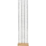 Watsons on the Web Tower - Free Standing Dvd Storage Rack - Silver