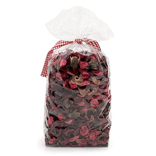 Fragrance Potpourri Bag Home Décor | Floral Petals Vase & Bowl Filler Decoration (Red)