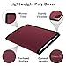 Dunwell Art Portfolio 9x12 Folder (Ruby), Black Mounting Paper, Portfolio Binder for Artwork, 9 x 12 Art Folder, 24 Pockets Display 48 Pages, Acid-Free Poly Presentation Book