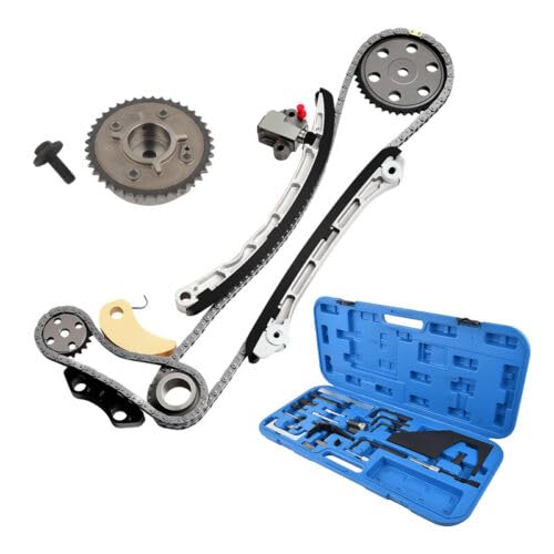 Kit catena di distribuzione compatibile con CX-7 3 6 2.3L MPS Turbo 2.3 DISi MPV 2.3L 4WD L3K9- Catena di distribuzione VVT Set di ingranaggi Strumento albero a camme