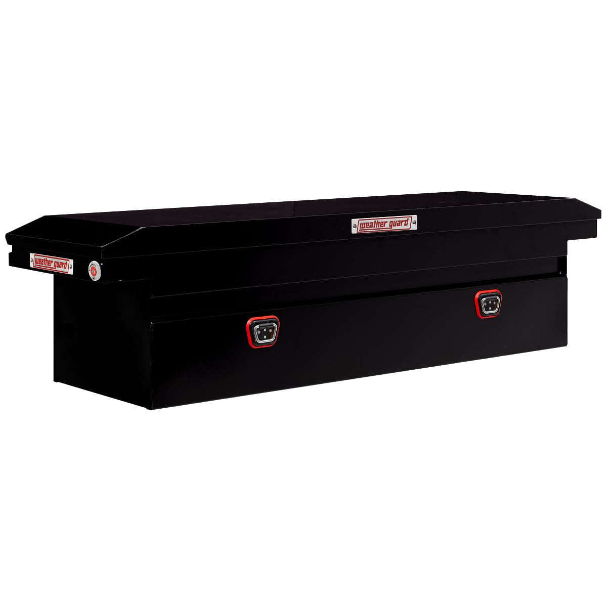 Photo 1 of Weather Guard Model 120-5-04 Saddle Truck Box, Steel, for Full Size Trucks, Low Profile, Gloss Black, 11.0 cu ft Capacity