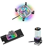 Corsair Hydro X Series, XC9 RGB CPU Water Block, 2066/sTR4 AND XG7 RGB GPU Water Block 2080 Ti Reference AND XD5 RGB PUMP RESERVOIR COMBO