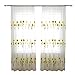 Produktbild Vosarea Gardine fenster voile vorhang vorhang platten für schlafzimmer wohnzimmer cafe shop 1x2.5m