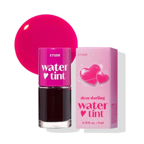 ETUDE Dear Darling Water Tint Strawberry Ade Vivid Color Lip Stain With Moisturizing Weightless & Non Sticky 0.32 Fl Oz (Pack Of 1) Strawberry Ade