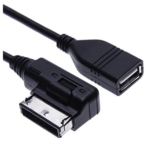 AMI MDI USB Compatible con Audi A3, A4, S4, A5, S5, A6, S6, A8, S8, A8-L, Q3, Q5, Q7, All Road, TT, R8 / VW Volkswagen Jetta, Golf Mk6, Passat, Tiguan, Touareg, EOS, CC, GTI, Wagon B6 / Skoda Superb