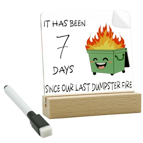 Dumpster Fire Desk Decor