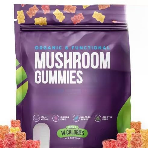 Gummies aux champignons restez focus au bureau avec le supplément Lion's Mane