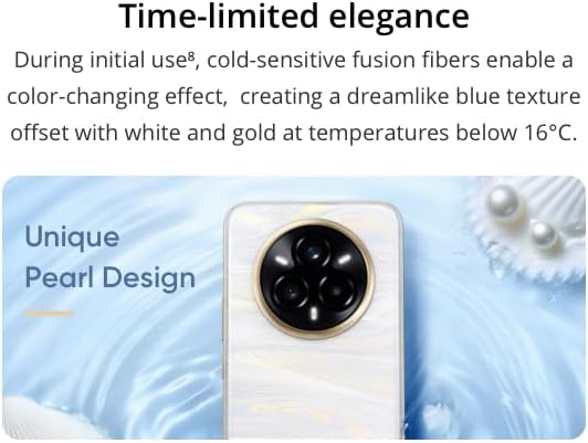 realme 14 Pro+ Smartphone 5G, Blanco,Cámara Sony 3X Periscópica con OIS,Diseño Que Cambia de Color con el frío,Batería 5130mAh,IP69,Pantalla de 120 Hz,18GB(8+10expansión)+256GB (sin Adaptador) 8