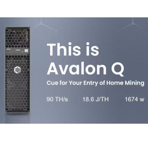 Nova Canaan Avalon Q 90TH/s BTC Miner 1674W 18.6J/TH Home Quite Miner com cabo de alimentação original dos EUA - Imagem 5