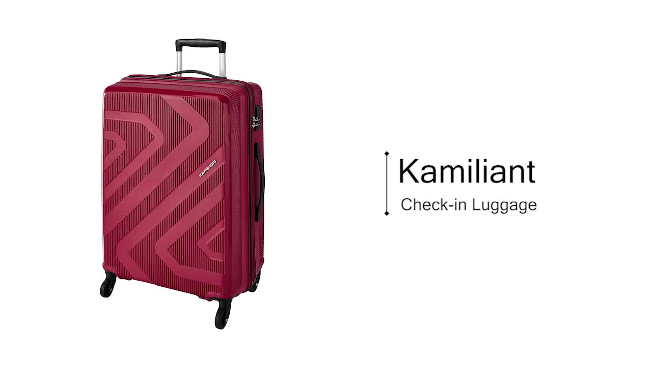 【ワインレッド】高性能/オフィス/大容量HDD/ソフト多数/HDMI/CD焼き American Tourister Kamiliant Kiza 68CM - Ruby RED Hard Luggage 4