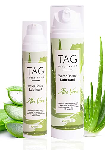 Lubrifiant à base d'eau premium formule pure à l'Aloe Vera naturel flacon 200 ml