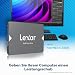 Lexar 2,5" SATA III (6Gb/s) Interne SSD 256GB, Solid-State-Laufwerk, SSD Festplatte Interne bis zu 520 MB/s Lesen, SATA SSD für Laptop, Desktop-Computer/PC