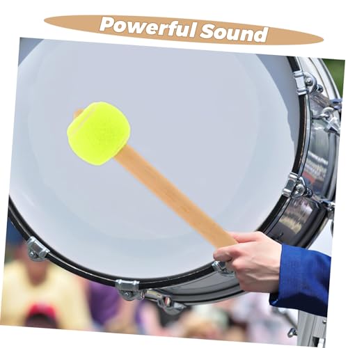 Baqueta Toyvian para percusión para principiantes con mango firme para estudiantes escolares y banda de marcha para bombo y tambores de tenis miniatura 3