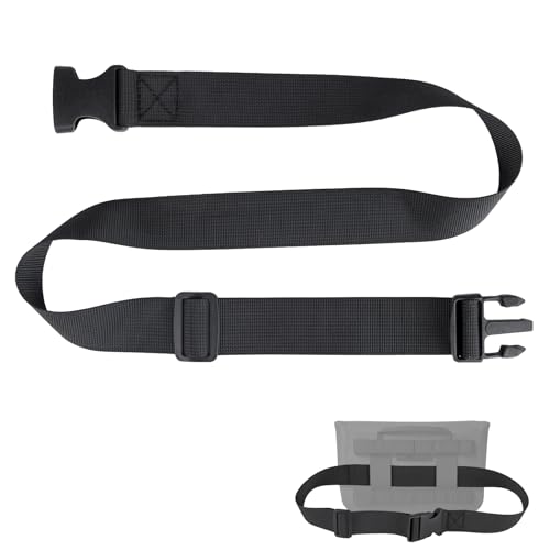Fevbcnrj Nylon Strap with Buckle Compatible with Yeti Sidekick SideClick 1.18 x 39.37 Adjustable Quick Release Buckle Strap Attach to Dry Gear Case for Wear Ideal for Outdoor Activities Black