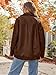 AUTOMET Women's Oversized Faux Leather Jacket - Fall Motorcycle Style Coat with Zipper Closure Caramel M