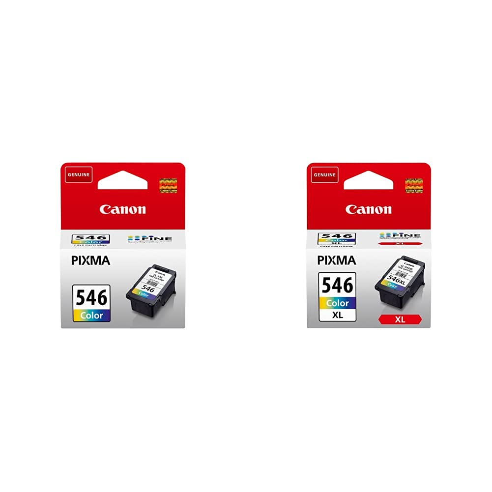Canon Cl-546 Cartuccia Originale Tricolore & Cl-546Xl Cartuccia Originale Tricolore XL 13 Ml