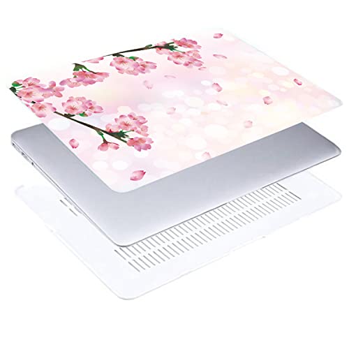Carcasa MacBook Pro 16 flor de cerezo con protector teclado para A2991 A2485 A2780 4