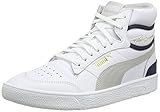 mid cut sneaker pink PUMA Cat Logo an der Ferse PUMA Unisex-Erwachsene Ralph Sampson MID Sneaker, Weiß (Puma White-Gray Violet-Peacoat), 43 EU