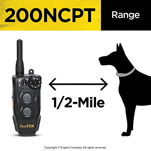 Dogtra 200NCPT Electronic Dog Training Collar with Remote for Small Dogs to Large Dogs - 2640 ft Range, Vibration, Tone… - Image 4