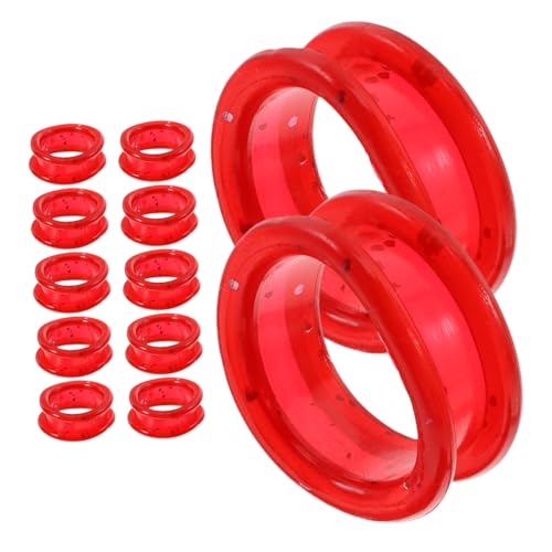HOLIDYOYO 12pcs Silicone Scissors Finger Rings for Dog Grooming Soft Pet Shears Finger Inserts Grips Thumb Inserts Grooming Shear Accessories
