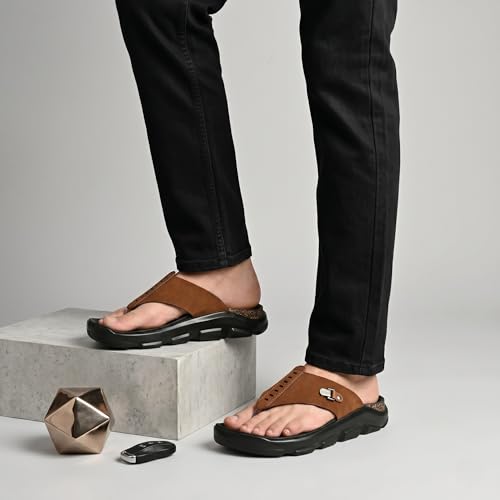 Image of All Seasons Men's Slippers Breathable, Soft-Lined, and Non-Slip for Durability Indoors or Outdoors All Year Long