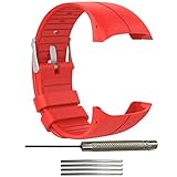  Hotaluyt Deportes Correa de Silicona Reloj Pulsera de Repuesto Banda de reemplazo Correa Ajustable para Polar M400 / M430