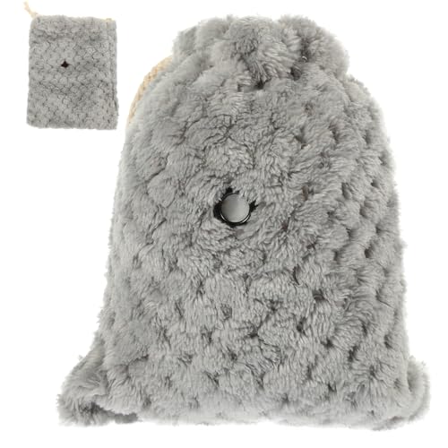 Mikikit Portable Hamster Carrier Bag Lightweight Drawstring Travel Pouch for Guinea Pig Chinchilla Pets for Hiking Outing and Daily Walks Easy to Clean and Comfortable