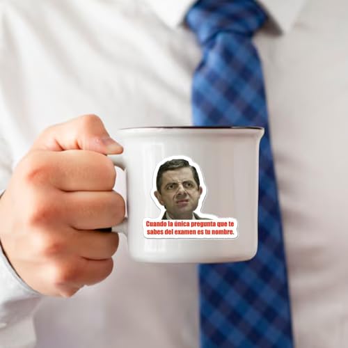 Image of Spanish Funny Meme Stickers for Students,Teens, Adults & Teachers | Trendy Vinyl Decals for Laptops, iPhones, Water Bottles & Computers