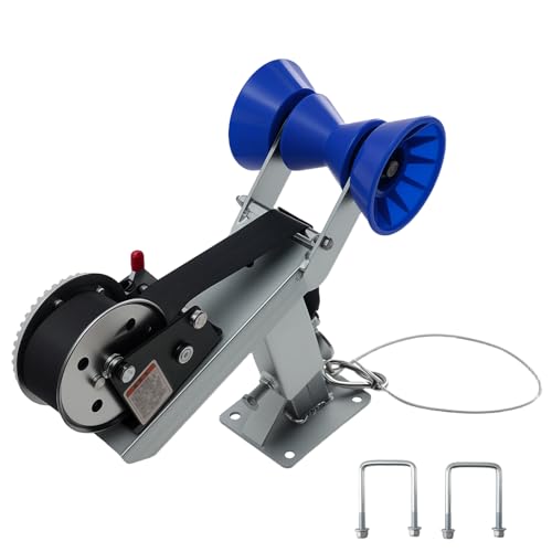 maXpeedingrods Boat Trailer Winch Post with Boat Winch Heavy Duty Boat Trailer Winch Stand for 3 W X 4 H Boat Trailer Drawbar