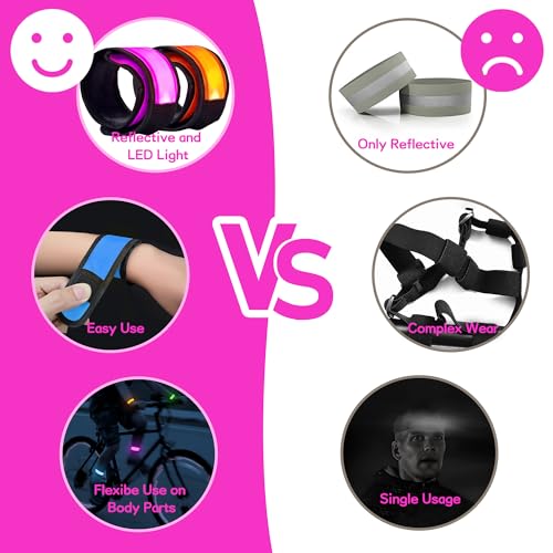 6 Stück LED Armbänder, LED Leuchtarmbänder, grüne LED Armbänder, Kinder grün - Bild 9 von 43