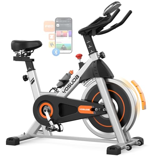 #ad Amazon YOSUDA UK YOSUDA 2025 New Exercise Bike, Indoor Spin Bike for Home Use â 85 lbs Resistance, HR Monitor, Silent Magnetic, LCD & App, Tablet Holder, 8-Level Sea