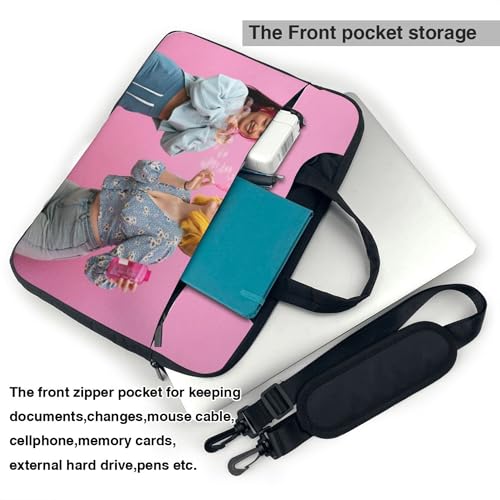 Custom Laptop Bag Personalized Laptop Case Sleeve Shoulder Bag With Photo Logo Text Slim Computer Messenger Briefcases2