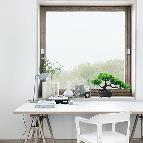 Rozwkeo Artificial Bonsai Tree Fake Plant Decoration Potted Tree Faux House Plants Small Japanese Pine Bonsai Plant For Indoor Home Decoration Office Hotel Windowsill Desktop Display Zen Decor Trees #TOP1