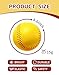 Tarutaru 20 Pack Foam Balls for Baseballs & Softballs - Soft Practice Baseballs for Hitting, Pitching, Batting Training, Indoor & Outdoor Sport Diameter 2.83in