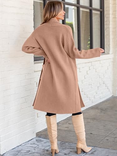 Image of ANRABESS Women's Cardigan Long Sweater Oversized Open Front Knit Coatigan Duster Coat 2026 Trendy Fall Outfits Outerwear